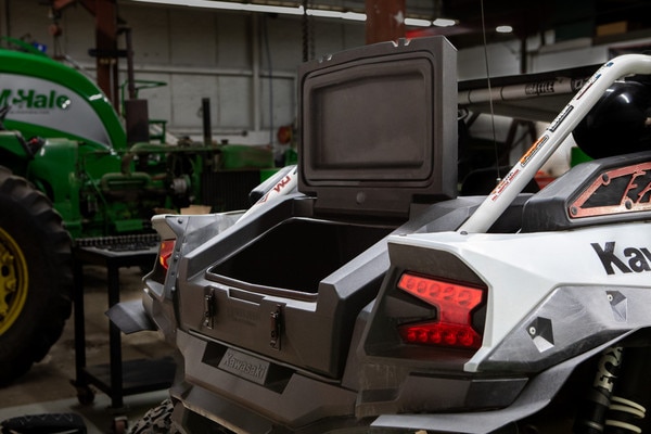 Utv Rear Storage HIGHLANDS CARGO UTV Rear Storage Box for 2020-2026 Kawasaki KRX Models