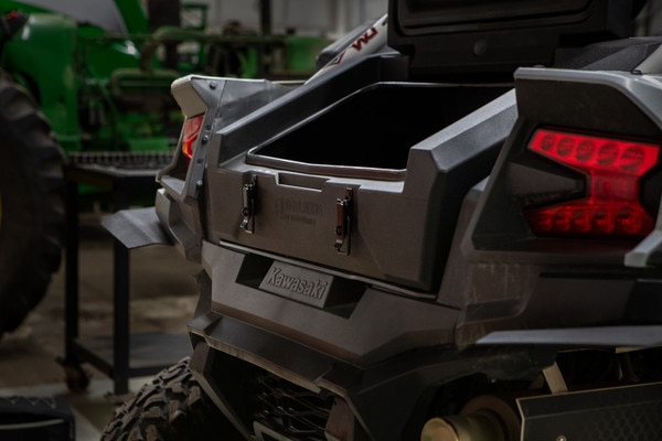 Utv Rear Storage HIGHLANDS CARGO UTV Rear Storage Box for 2020-2026 Kawasaki KRX Models